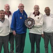 Nailsea B with the Clevedon & District Charity Shield.