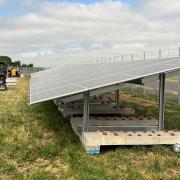 Phase One of the new solar farm at Bristol Airport.