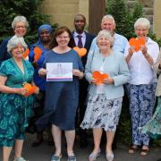 Members and friends of Nailsea Methodist Church celebrate hospitality towards refugees.