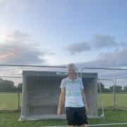 Mike Harris has built the dugouts and will be used for the first time in Yatton & Cleeve United's Uhlsport Somerset County League Division One game with Ashton & Backwell United Reserves on Saturday, August 12.