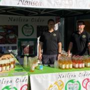 Nailsea Cider's stall at eat:Nailsea food festival 2021.