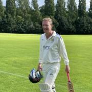 Charlie Grubb top scored for Cleeve seconds with 77 against Long Ashton Seconds.