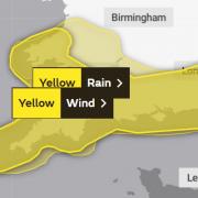 A weather warning across Somerset has been  updated. Picture: Met Office