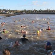 The 2023 New Year's Dip in Clevedon