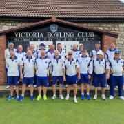 Clevedon Bowls Club men's team.