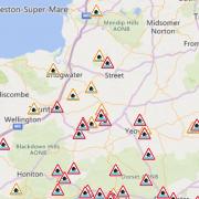 Flood warnings and alerts map