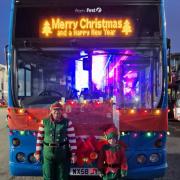The bus timetable will change slightly over the festive period.