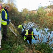 The Land Yeo Friends were on the scene of a blockage at the start of Jacob's Walk by Strobe Road Bridge on February 10