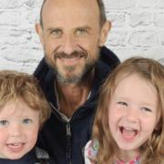 Rachel Perham and twins, Niamh and Samuel, will take part in the Forget-Me-Not Walk on March 17, in aid of Grief Encounter