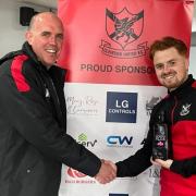 Morgan Davies was awarded Man of the Match for his goal and performance