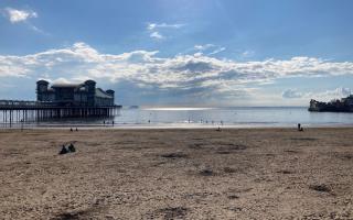 The Grand Pier on a sunny summer's day.