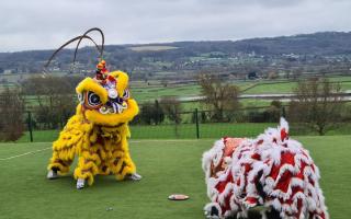 The school welcomed the Lion Dance Troupe from the University of Bristol on February 7