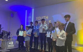 Winners of the 2023 Pride of Somerset Youth Awards.
